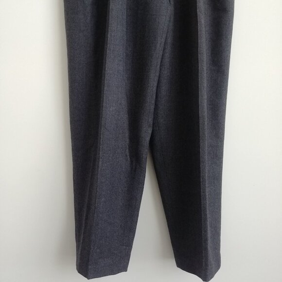 Vintage Liz Claiborne 100% wool grey pants Vintage 16 run Small - Picture 4 of 15